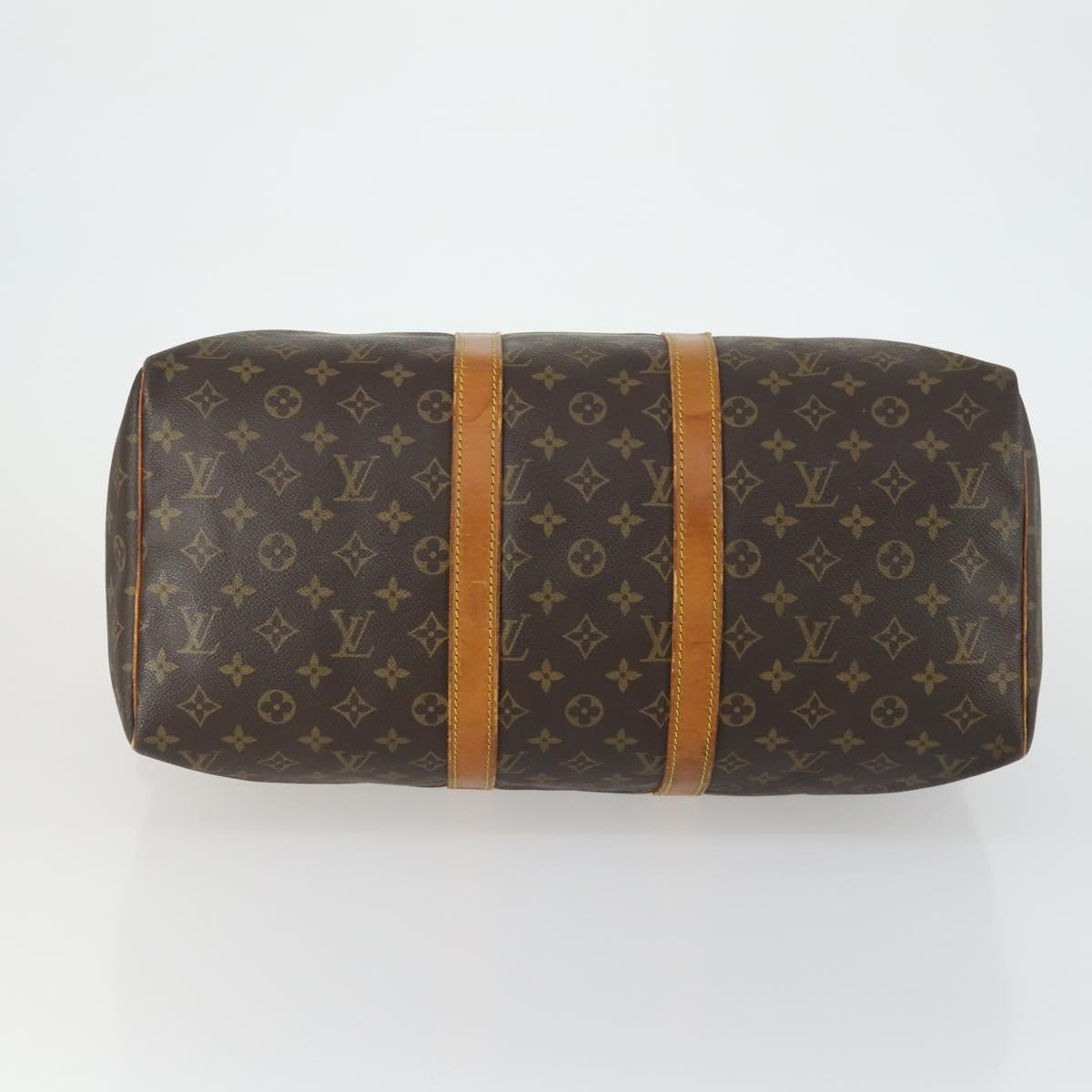LOUIS VUITTON Monogram Keepall 45 Boston Bag M41428 LV Auth 159641