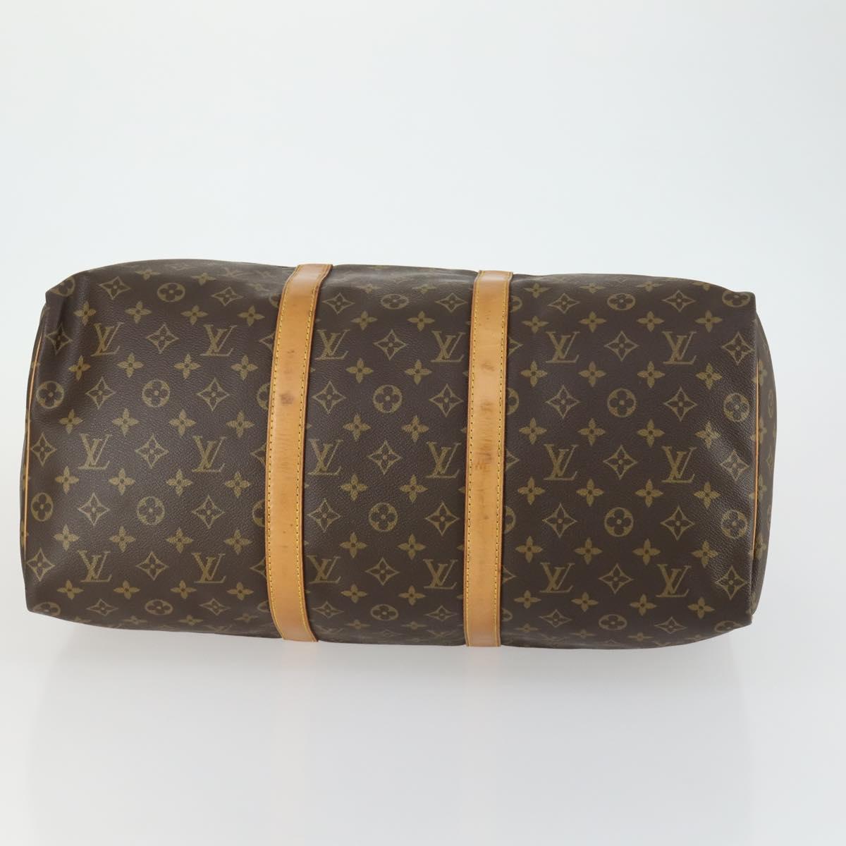 LOUIS VUITTON Monogram Keepall 50 Boston Bag M41426 LV Auth 159645