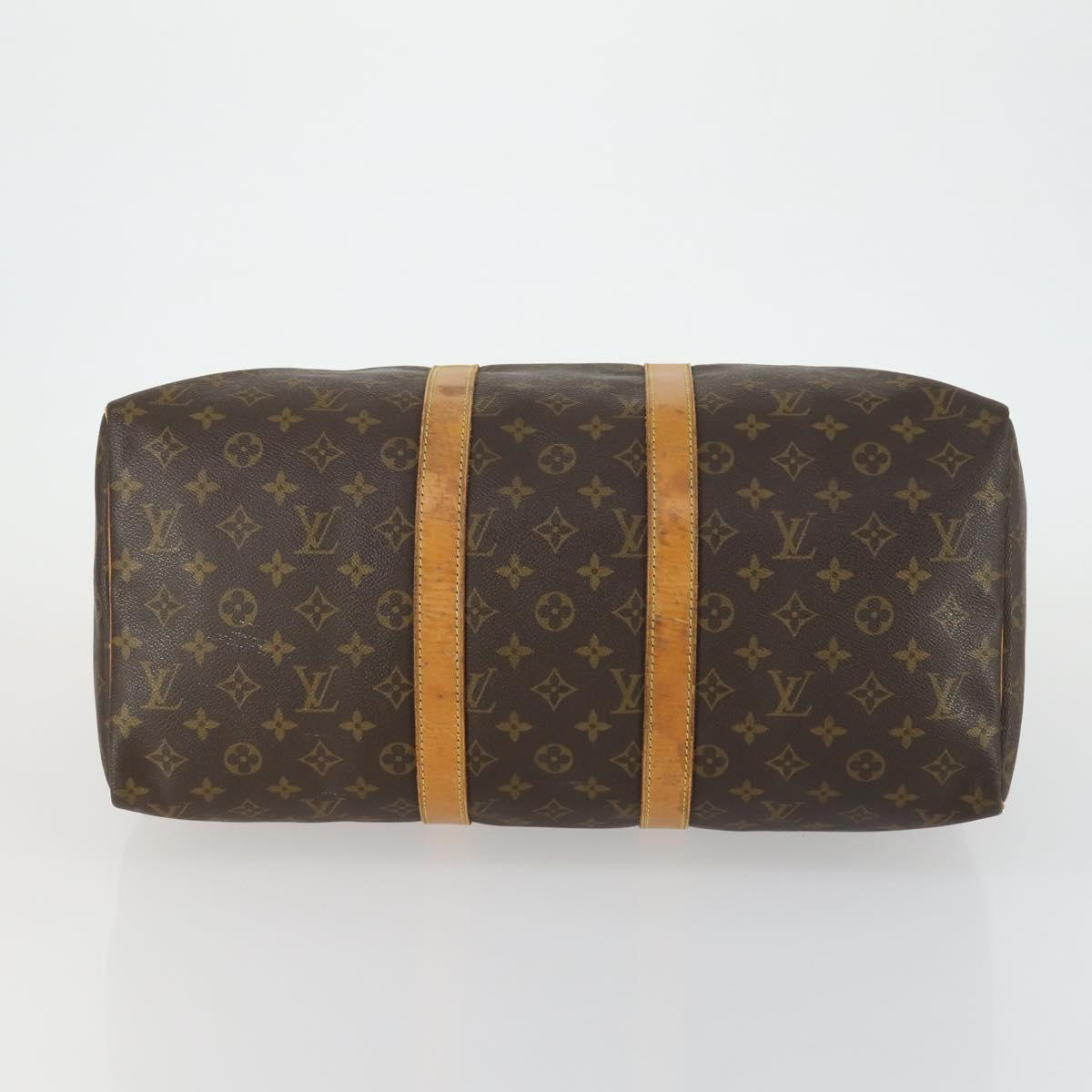 LOUIS VUITTON Monogram Keepall 45 Boston Bag M41428 LV Auth 159648
