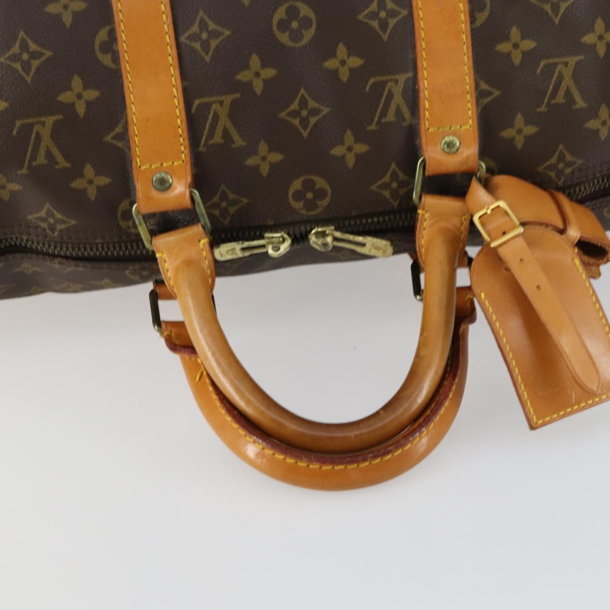LOUIS VUITTON Monogram Keepall 50 Boston Bag M41426 LV Auth 159649