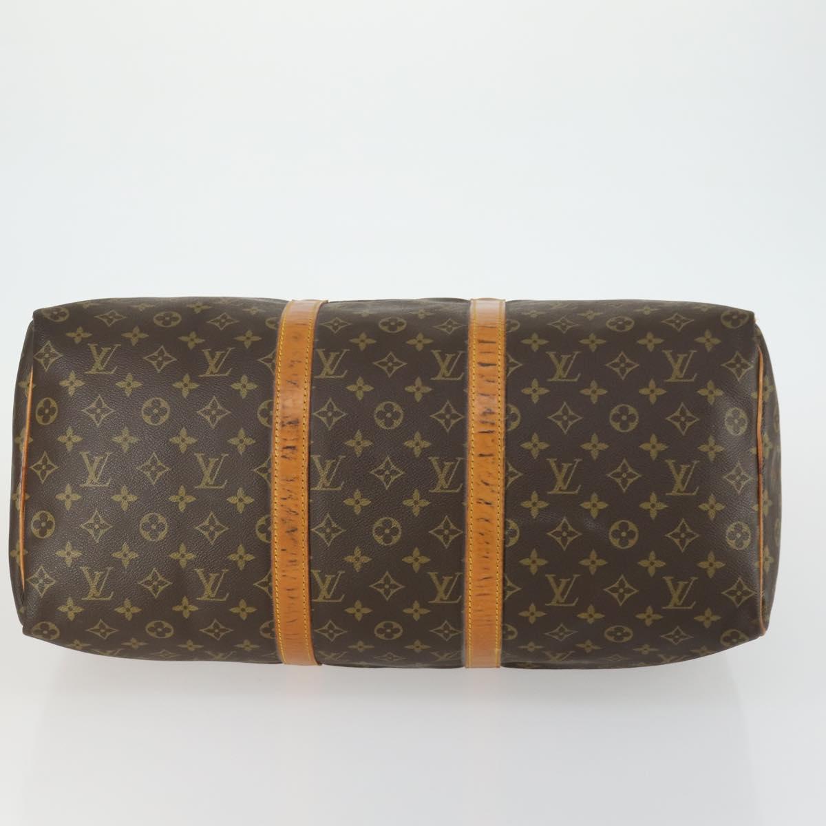 LOUIS VUITTON Monogram Keepall 50 Boston Bag M41426 LV Auth 159649