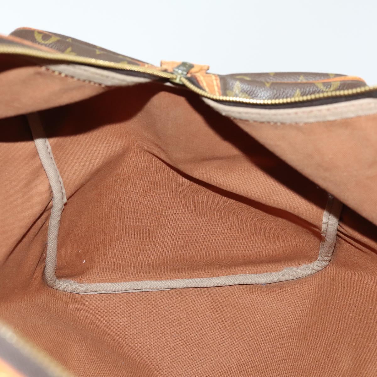 LOUIS VUITTON Monogram Sac Souple 55 Boston Bag M41622 LV Auth 159650