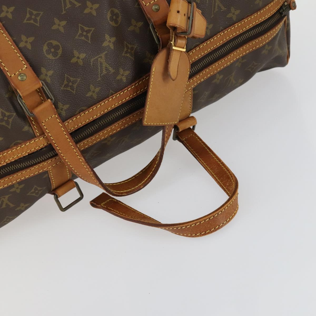 LOUIS VUITTON Monogram Sac Souple 55 Boston Bag M41622 LV Auth 159650