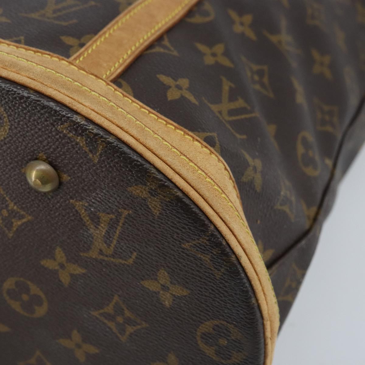 LOUIS VUITTON Monogram Bucket GM Shoulder Bag M42236 LV Auth 159651