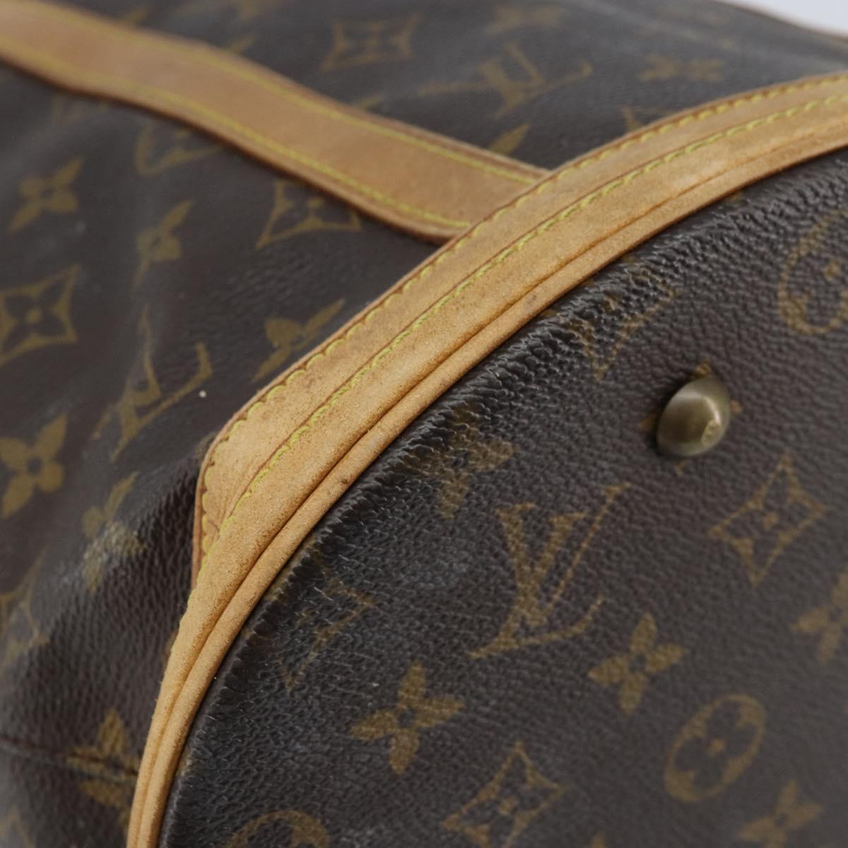 LOUIS VUITTON Monogram Bucket GM Shoulder Bag M42236 LV Auth 159651