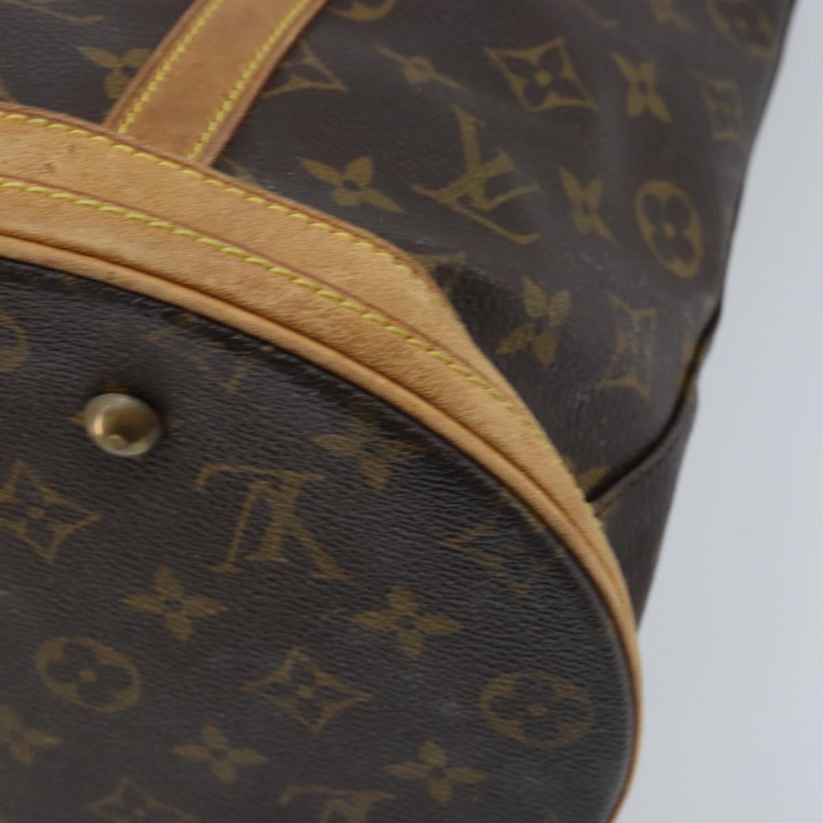 LOUIS VUITTON Monogram Bucket GM Shoulder Bag M42236 LV Auth 159651