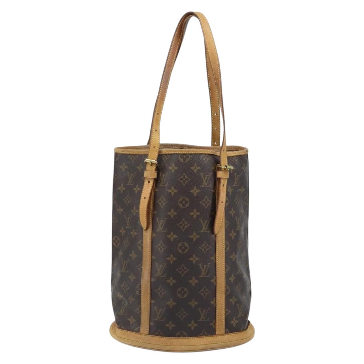LOUIS VUITTON Monogram Bucket GM Shoulder Bag M42236 LV Auth 159651