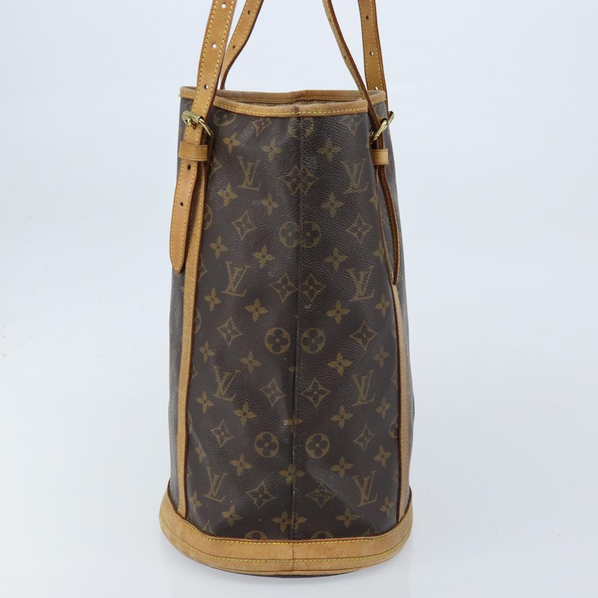 LOUIS VUITTON Monogram Bucket GM Shoulder Bag M42236 LV Auth 159651