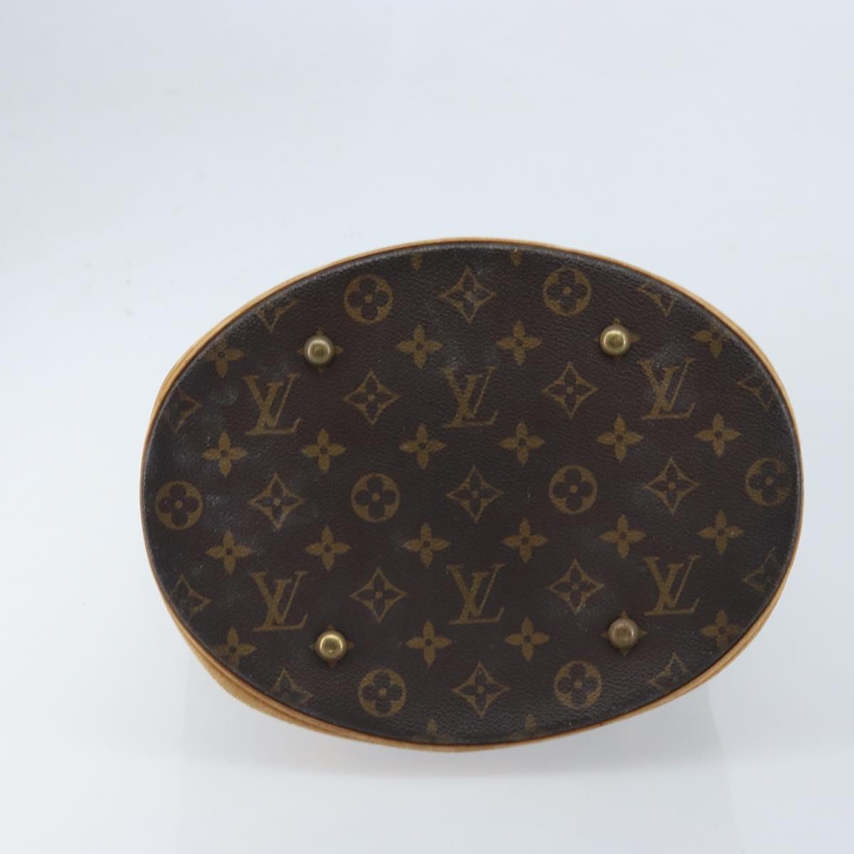 LOUIS VUITTON Monogram Bucket GM Shoulder Bag M42236 LV Auth 159651
