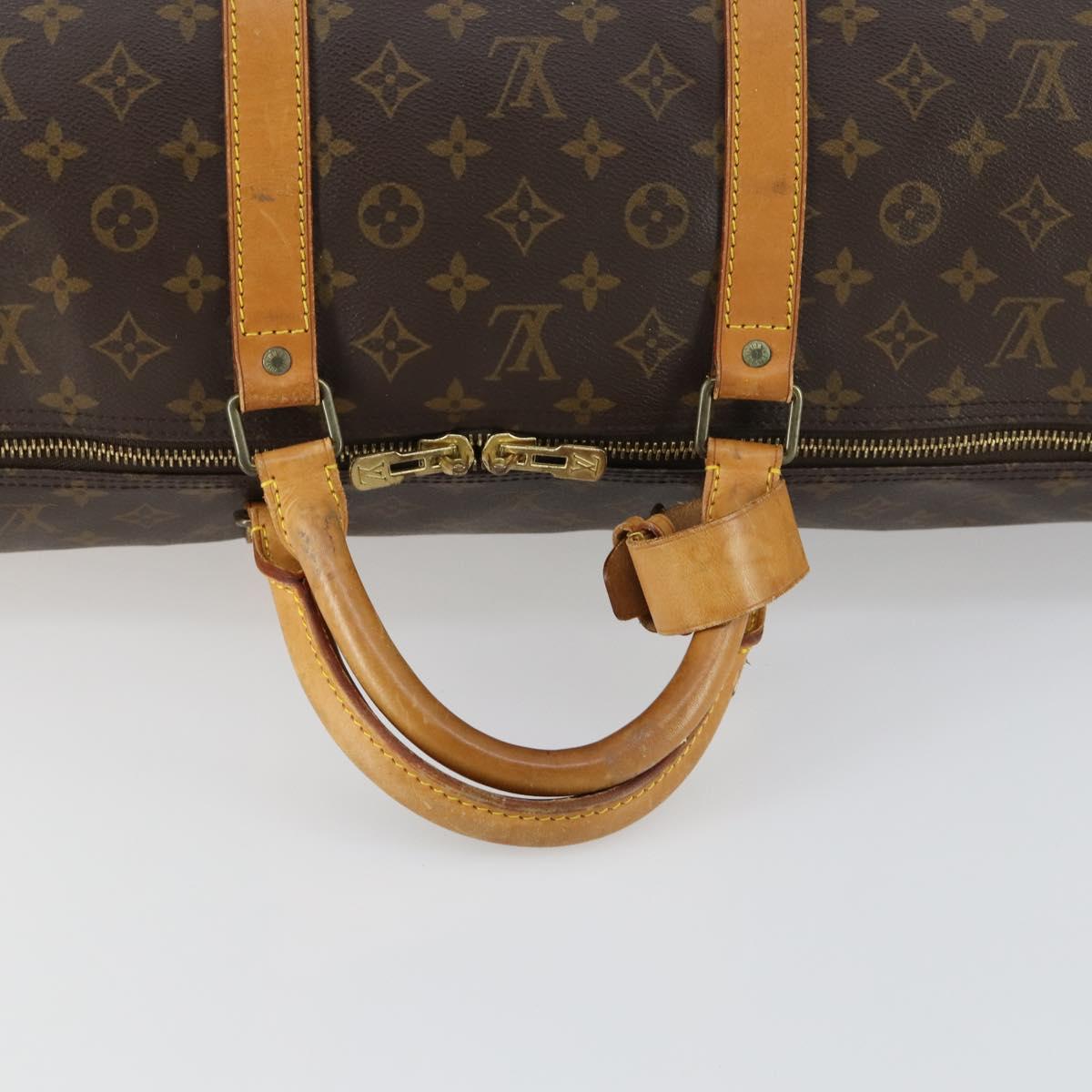 LOUIS VUITTON Monogram Keepall 60 Boston Bag M41422 LV Auth 159658