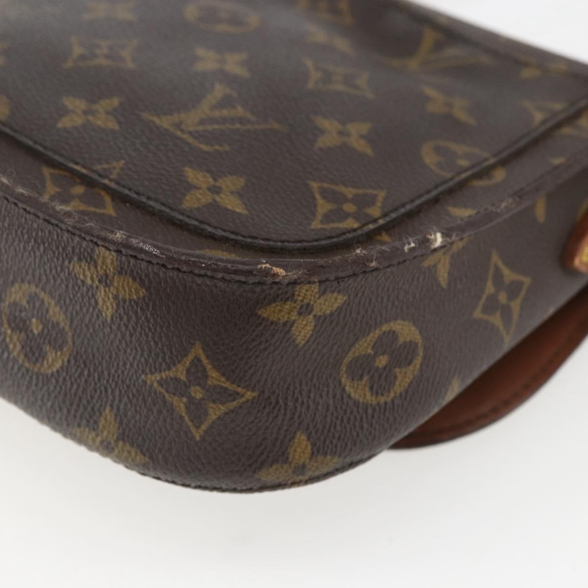 LOUIS VUITTON Monogram Saint Cloud MM Shoulder Bag M51243 LV Auth 159675