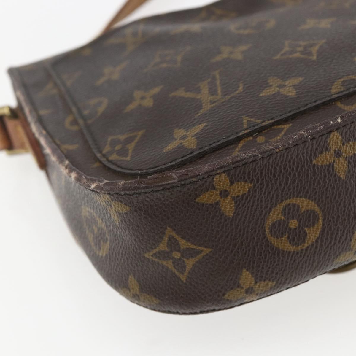 LOUIS VUITTON Monogram Saint Cloud MM Shoulder Bag M51243 LV Auth 159675