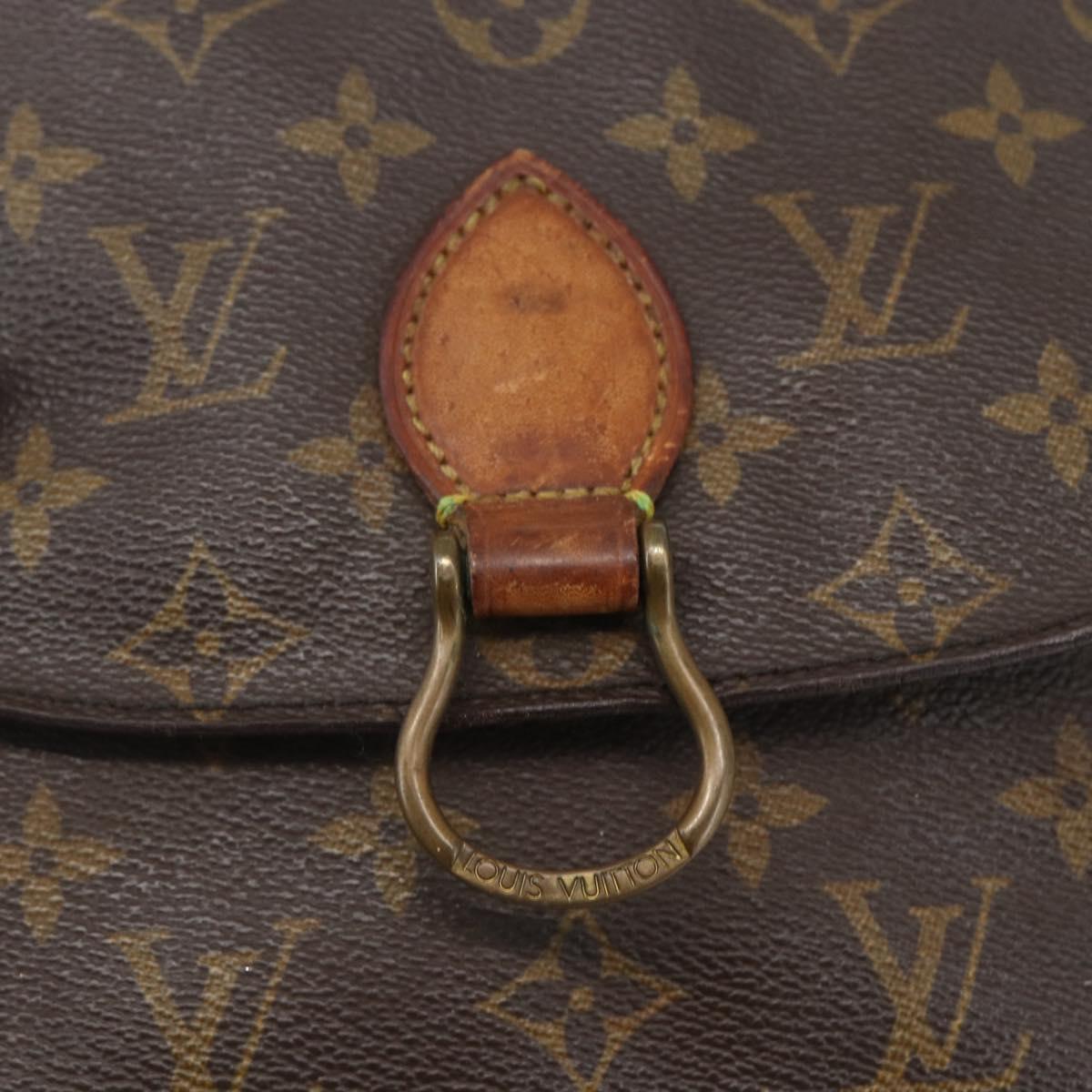 LOUIS VUITTON Monogram Saint Cloud MM Shoulder Bag M51243 LV Auth 159675