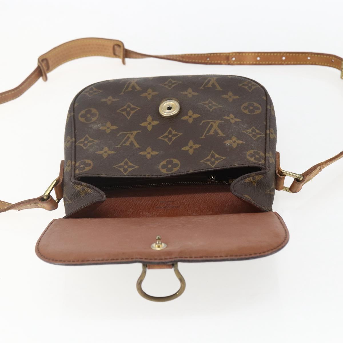 LOUIS VUITTON Monogram Saint Cloud MM Shoulder Bag M51243 LV Auth 159675