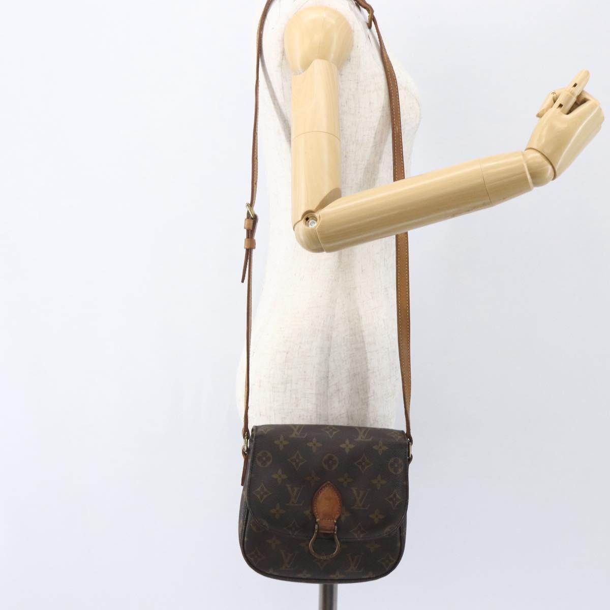 LOUIS VUITTON Monogram Saint Cloud MM Shoulder Bag M51243 LV Auth 159675