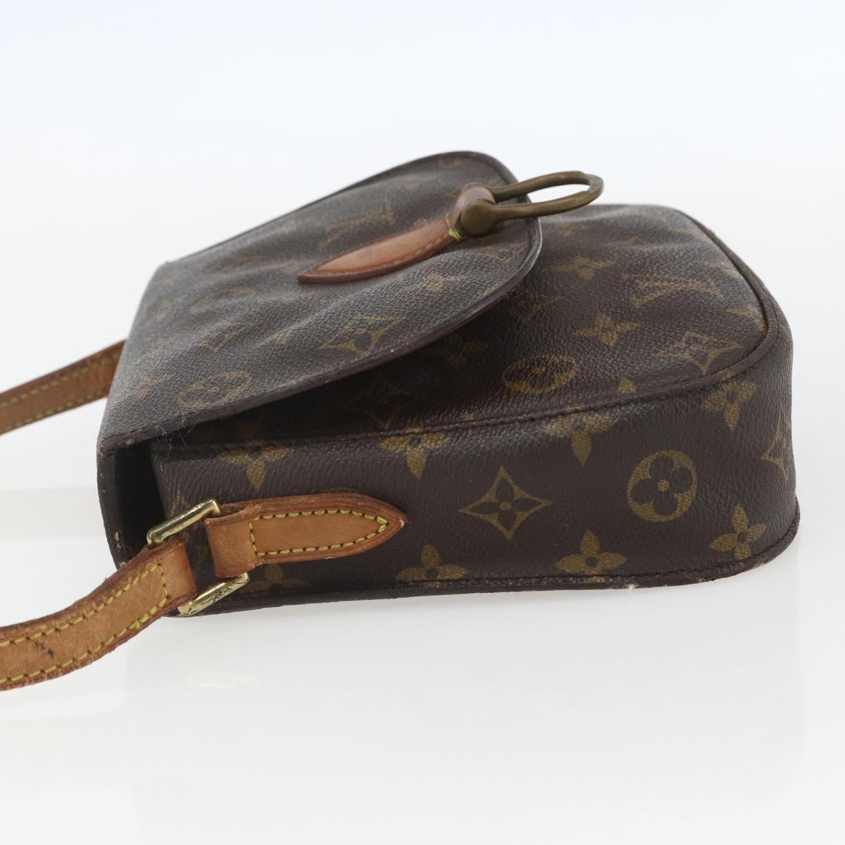 LOUIS VUITTON Monogram Saint Cloud MM Shoulder Bag M51243 LV Auth 159675