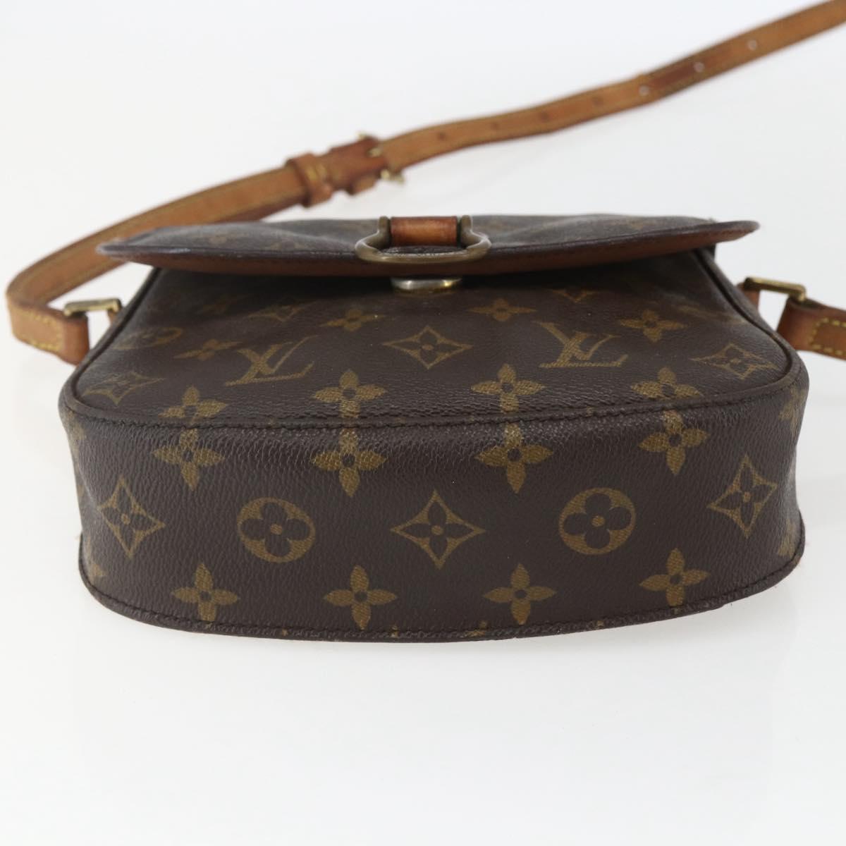 LOUIS VUITTON Monogram Saint Cloud MM Shoulder Bag M51243 LV Auth 159675