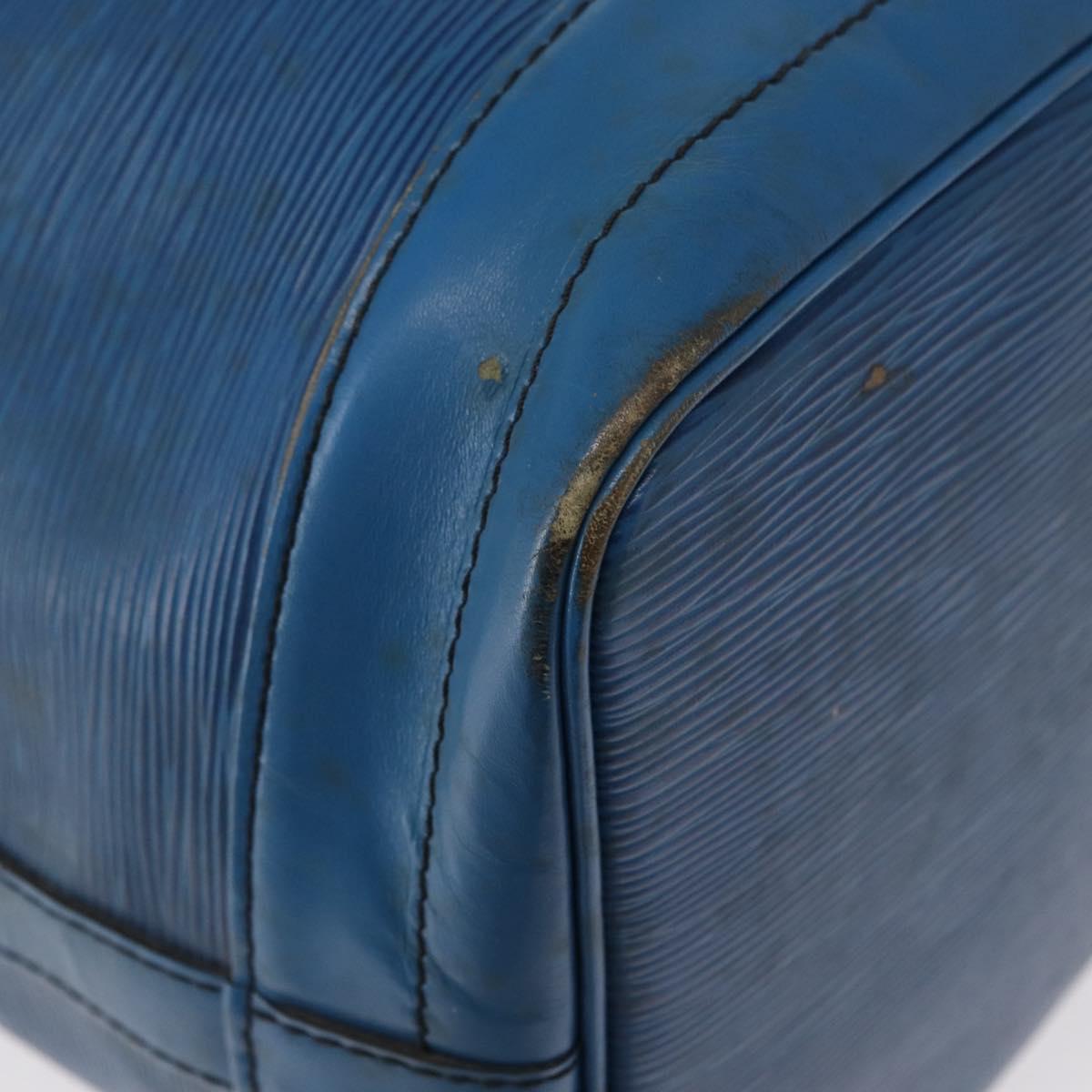 LOUIS VUITTON Epi Noe Shoulder Bag Toledo Blue M44005 LV Auth 159680