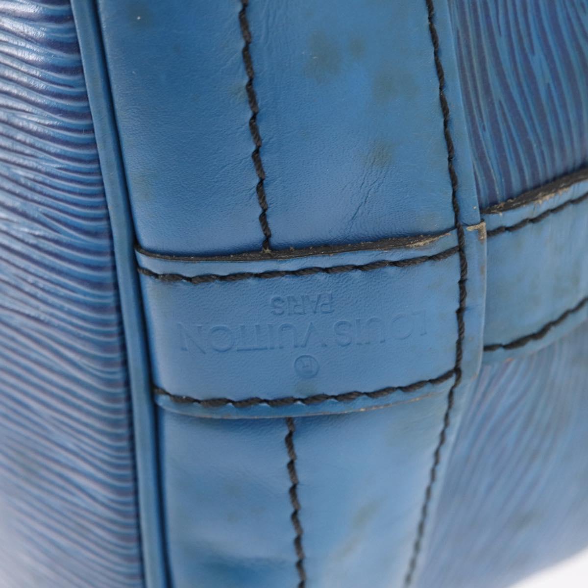 LOUIS VUITTON Epi Noe Shoulder Bag Toledo Blue M44005 LV Auth 159680