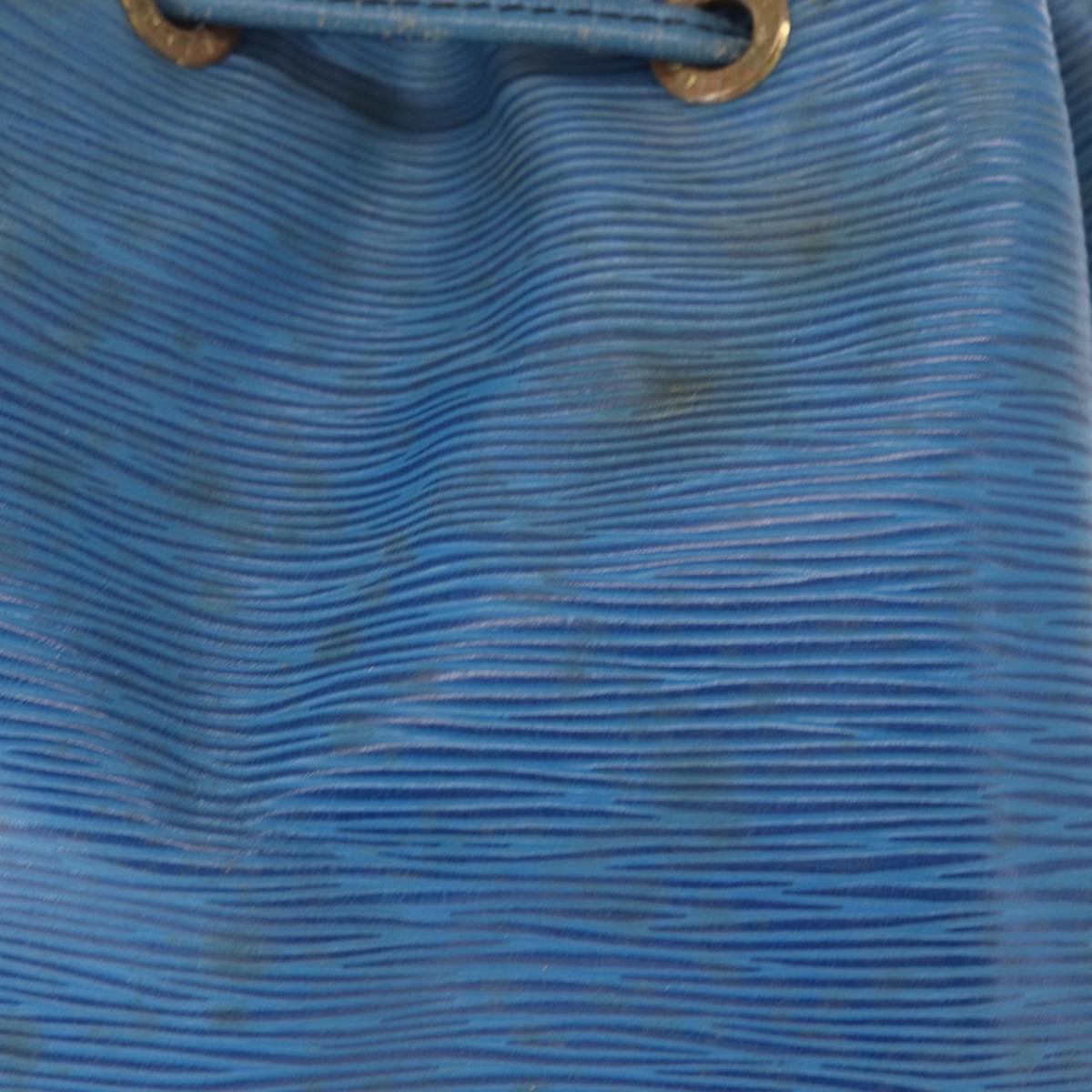 LOUIS VUITTON Epi Noe Shoulder Bag Toledo Blue M44005 LV Auth 159680