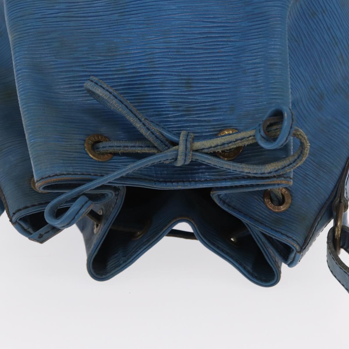 LOUIS VUITTON Epi Noe Shoulder Bag Toledo Blue M44005 LV Auth 159680