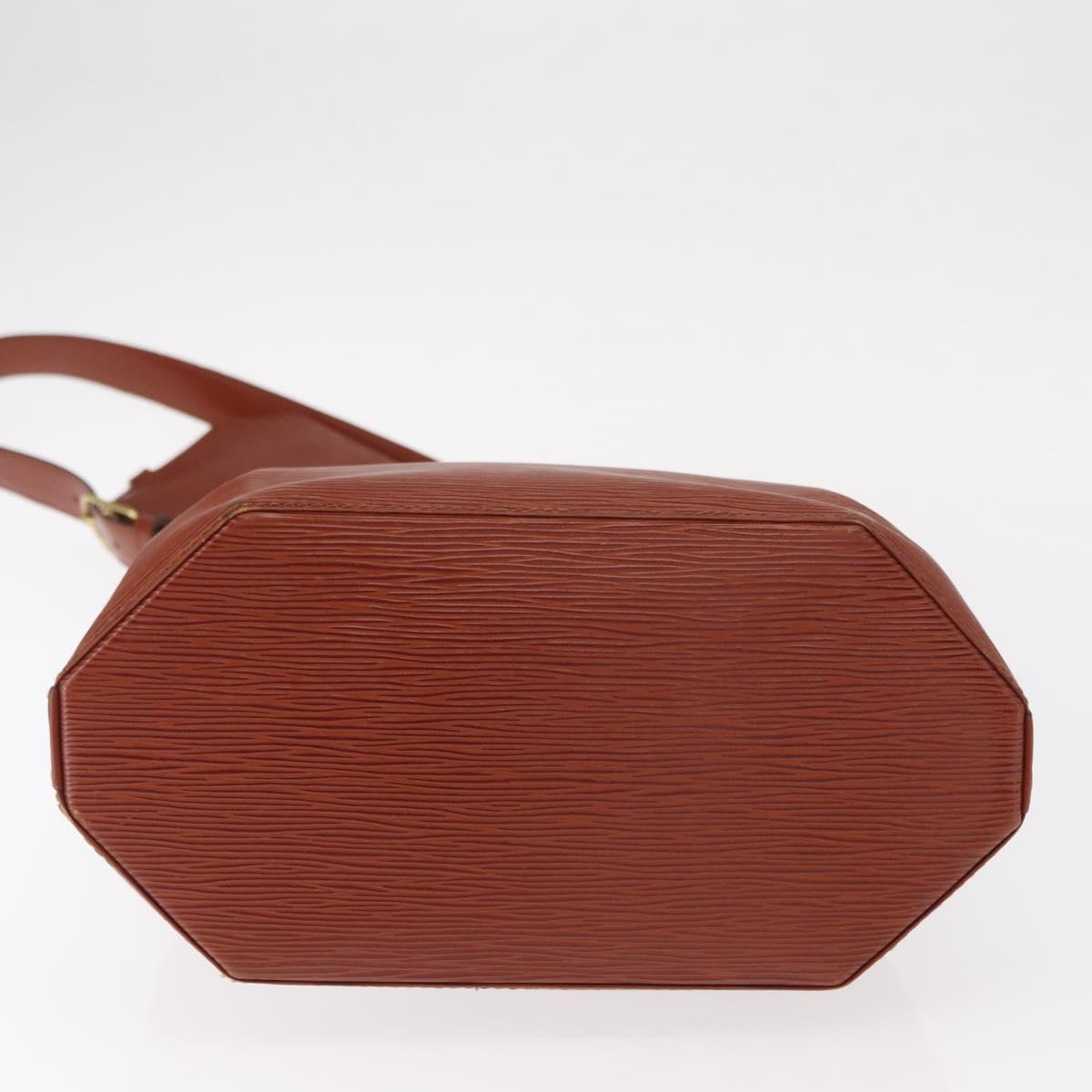 LOUIS VUITTON Epi Sac Depaule GM Shoulder Bag Brown M80193 LV Auth 159681