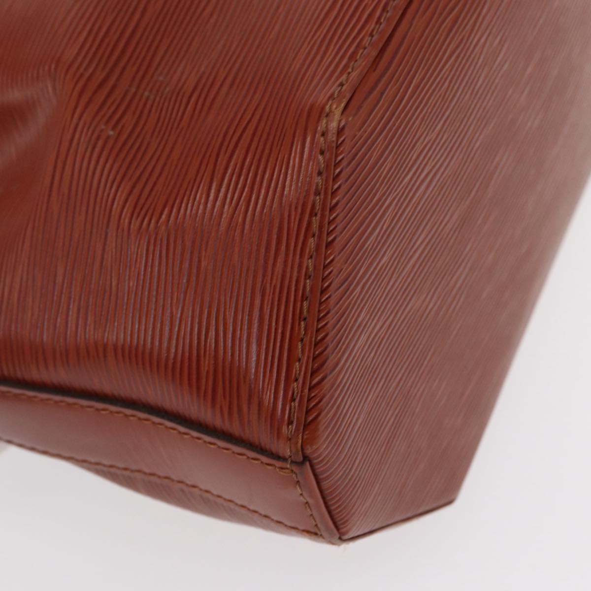 LOUIS VUITTON Epi Sac Depaule GM Shoulder Bag Brown M80193 LV Auth 159681