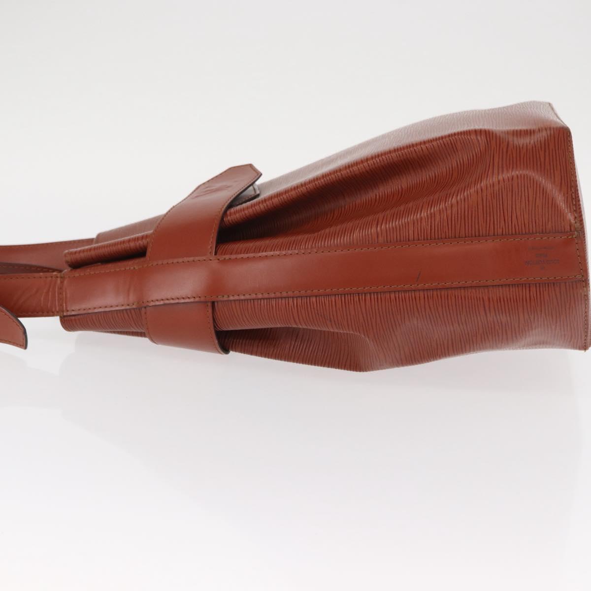 LOUIS VUITTON Epi Sac Depaule GM Shoulder Bag Brown M80193 LV Auth 159681