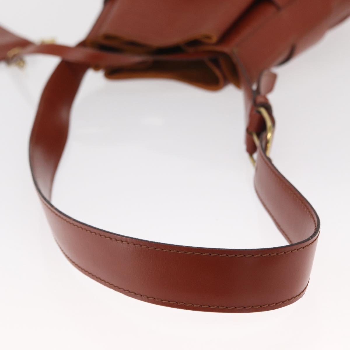 LOUIS VUITTON Epi Sac Depaule GM Shoulder Bag Brown M80193 LV Auth 159681