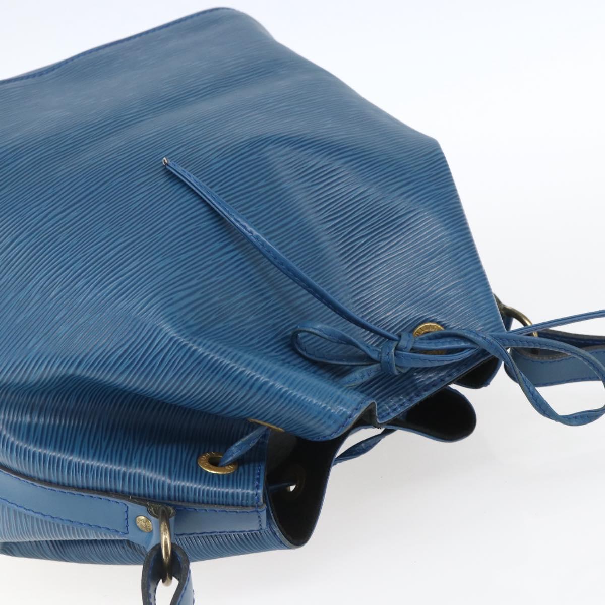 LOUIS VUITTON Epi Petit Noe Shoulder Bag Blue M44105 LV Auth 159682