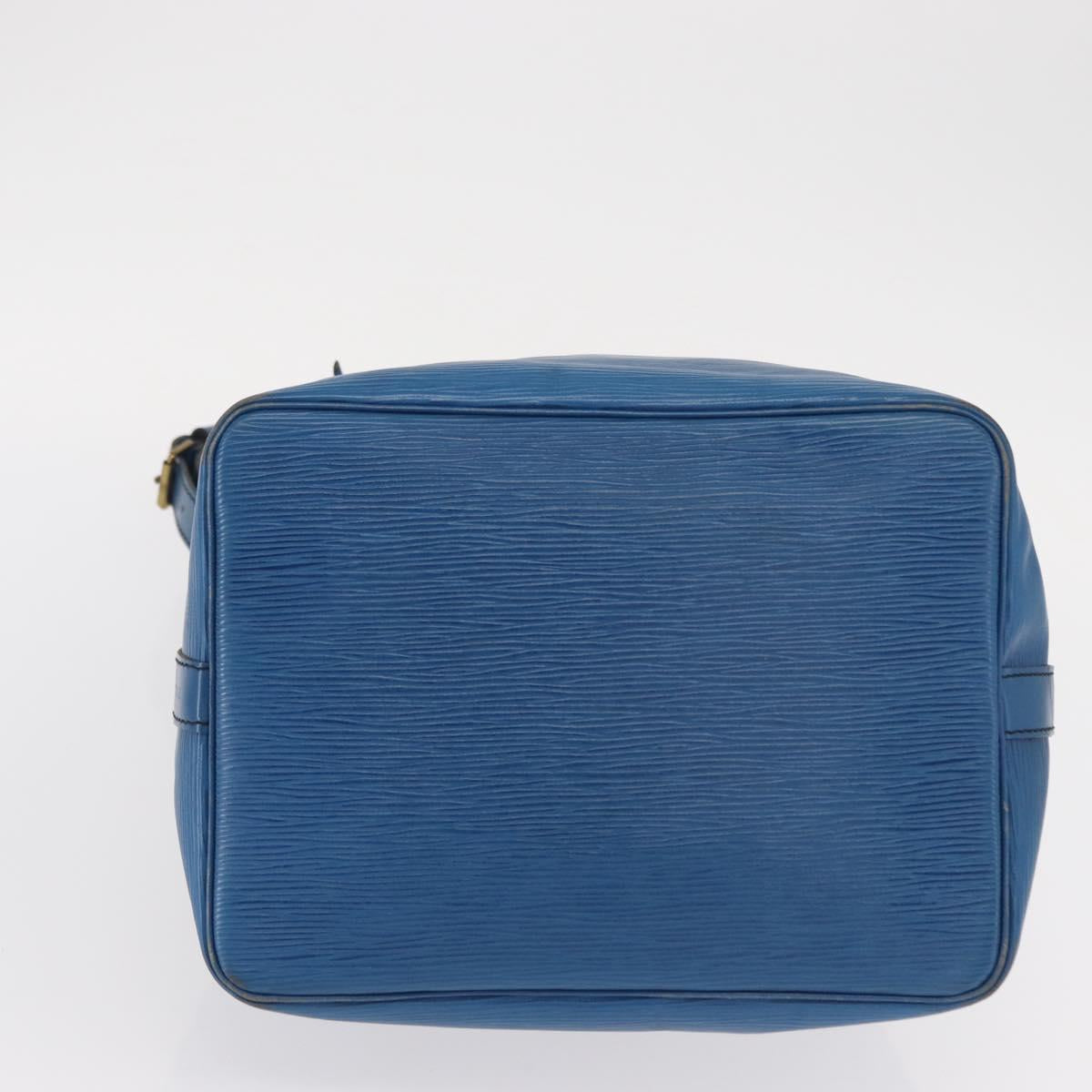 LOUIS VUITTON Epi Petit Noe Shoulder Bag Blue M44105 LV Auth 159683