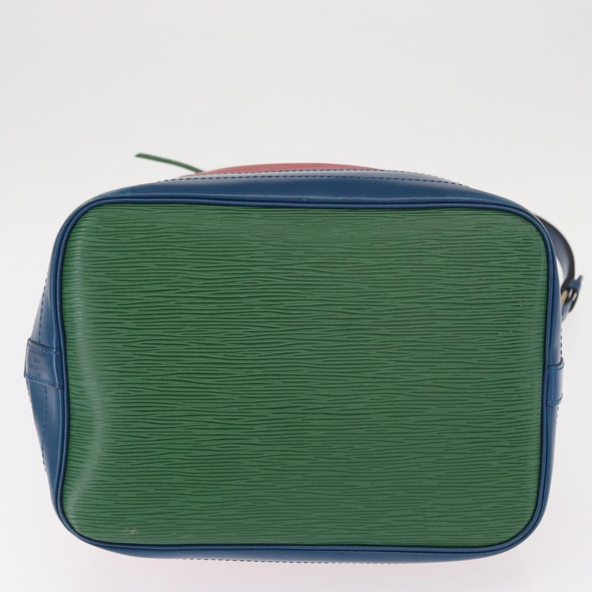 LOUIS VUITTON Epi Tricolor Noe Shoulder Bag Blue Red Green M44082 LV Auth 159684