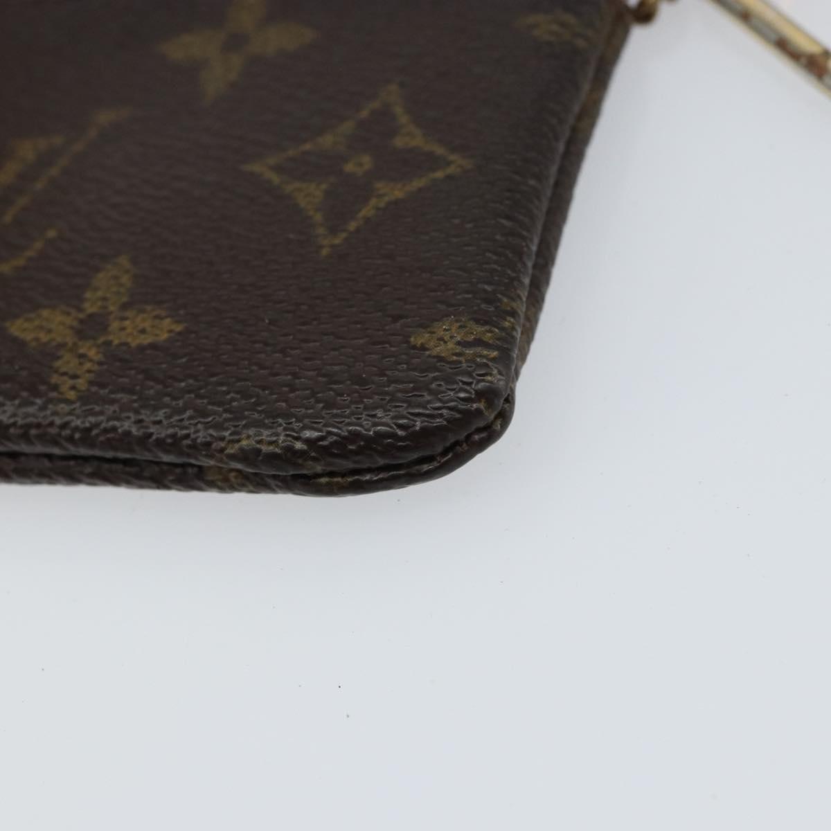 LOUIS VUITTON Monogram Pochette Cles Coin Purse M60033 LV Auth 159693