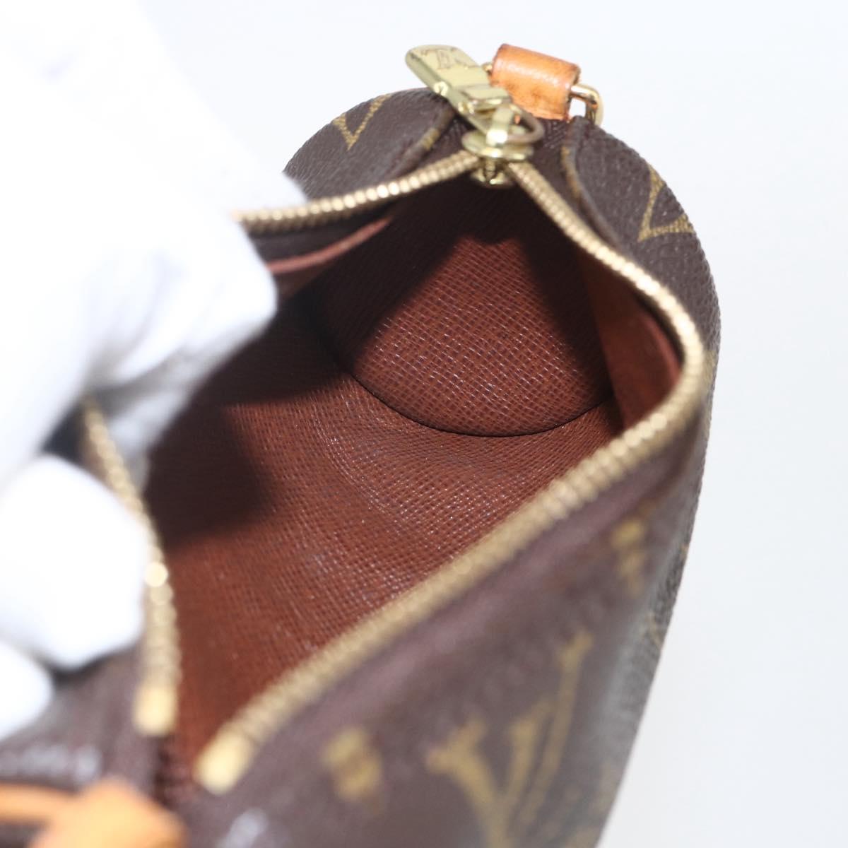 LOUIS VUITTON Monogram Papillon Pouch LV Auth 159697
