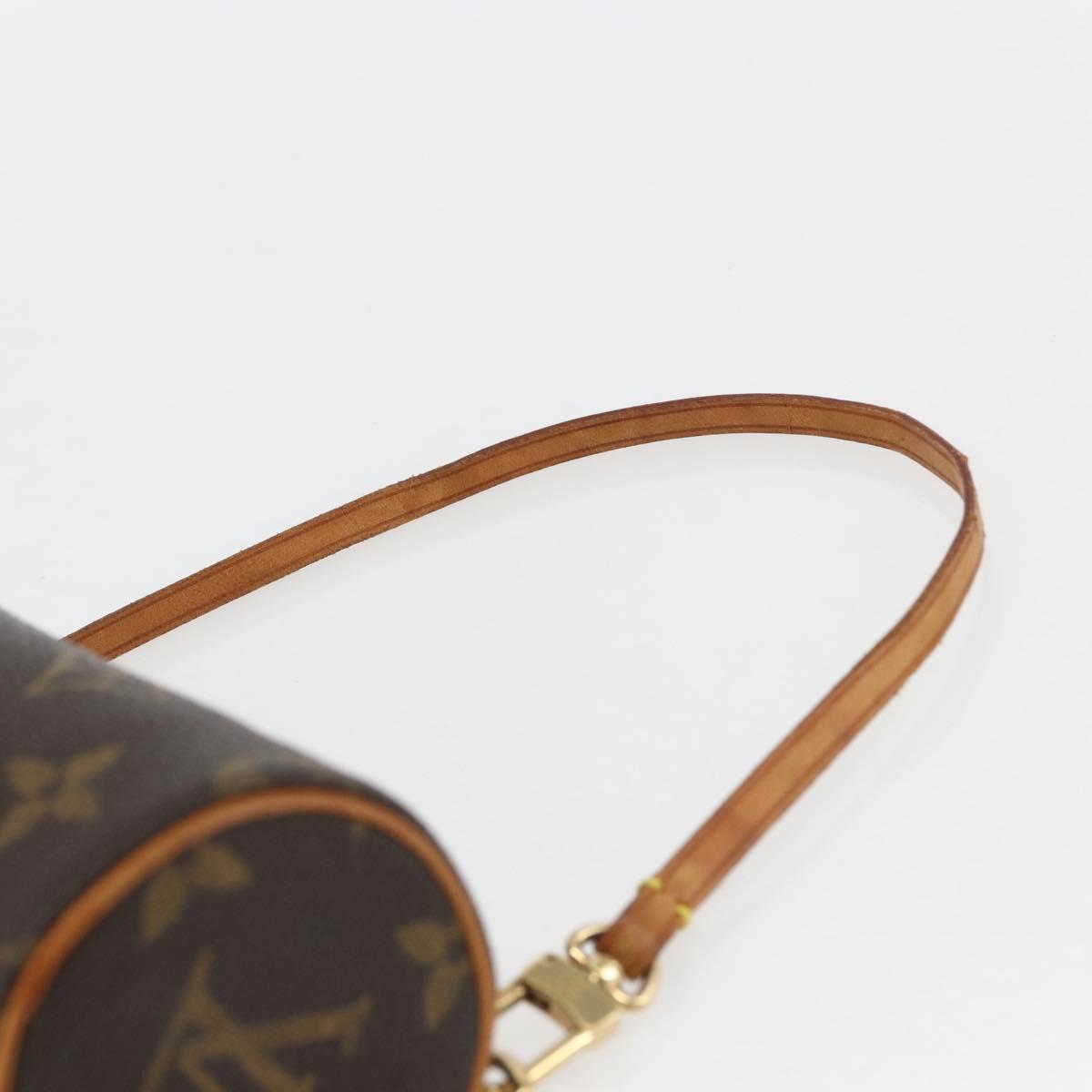 LOUIS VUITTON Monogram Papillon Pouch LV Auth 159697