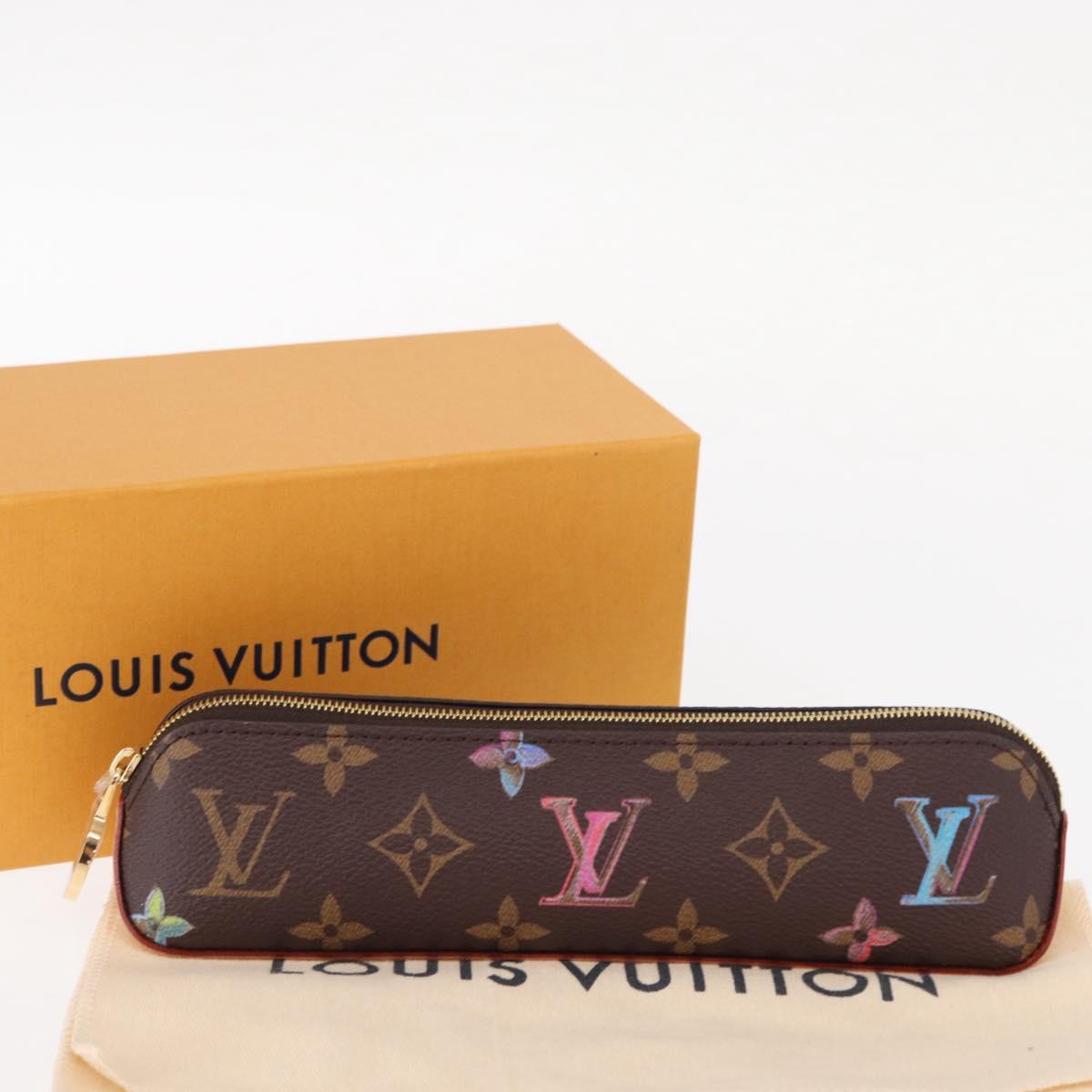 LOUIS VUITTON Monogram Trousse Elizabeth Pen Case GI0907 LV Auth 159702SAM