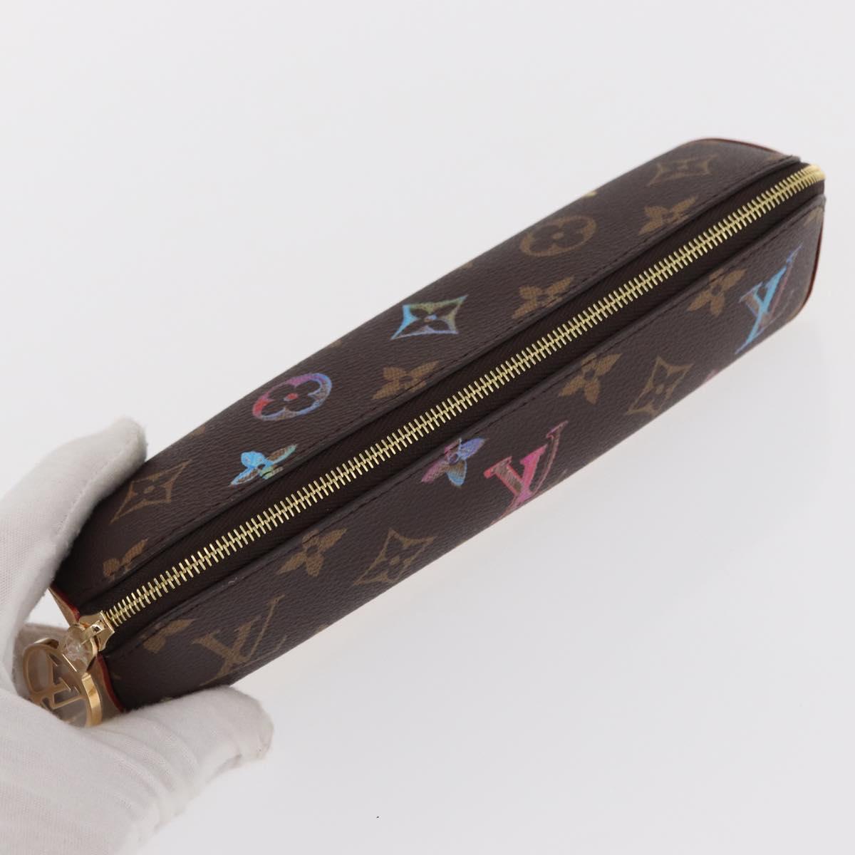 LOUIS VUITTON Monogram Trousse Elizabeth Pen Case GI0907 LV Auth 159702SAM