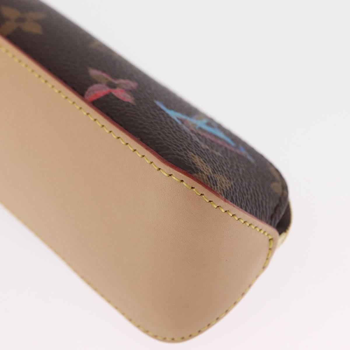 LOUIS VUITTON Monogram Trousse Elizabeth Pen Case GI0907 LV Auth 159702SAM