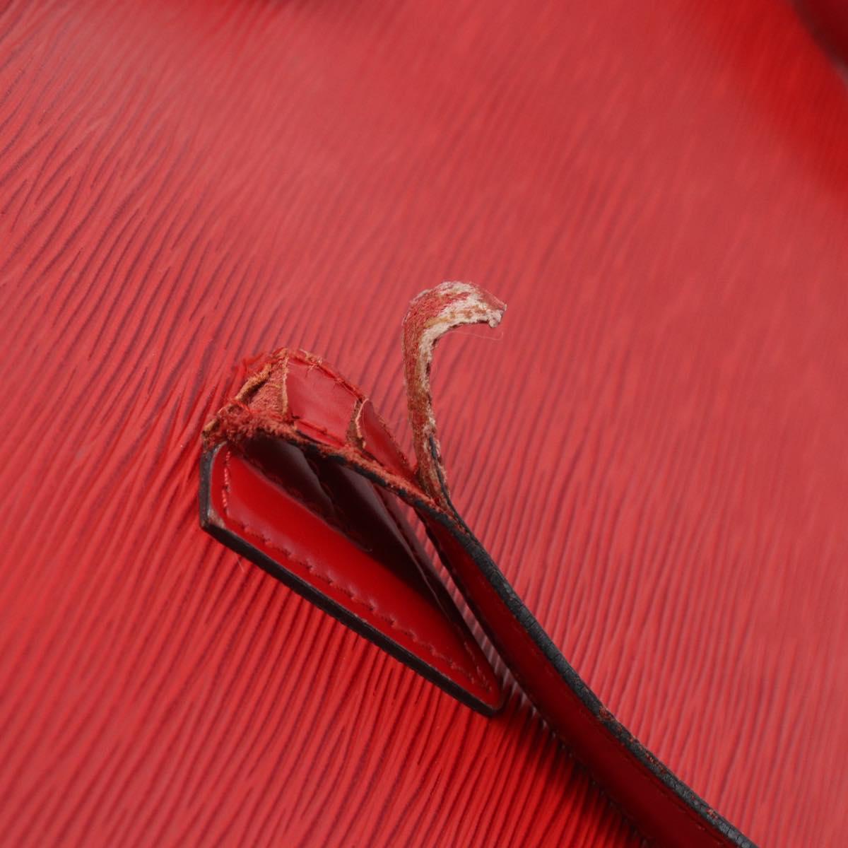 LOUIS VUITTON Epi Lussac Shoulder Bag Red M52287 LV Auth 159706