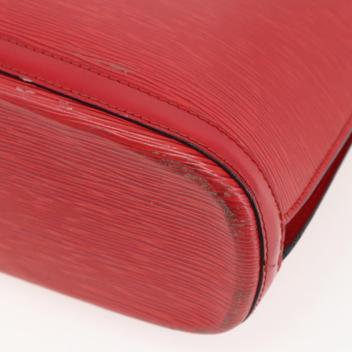 LOUIS VUITTON Epi Lussac Shoulder Bag Red M52287 LV Auth 159706