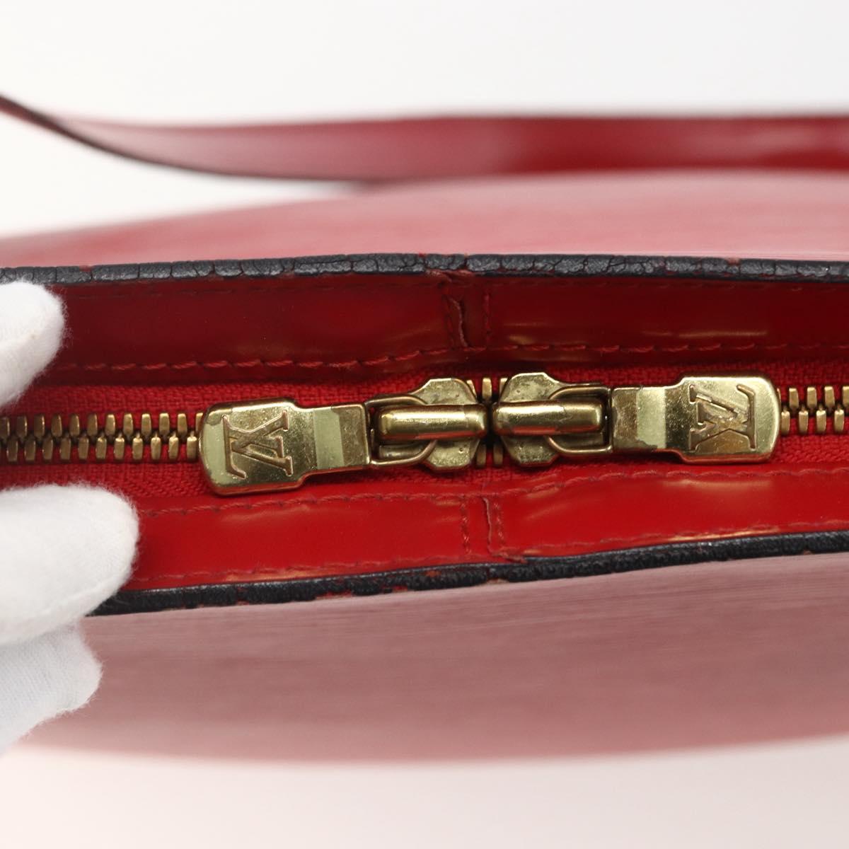 LOUIS VUITTON Epi Lussac Shoulder Bag Red M52287 LV Auth 159706