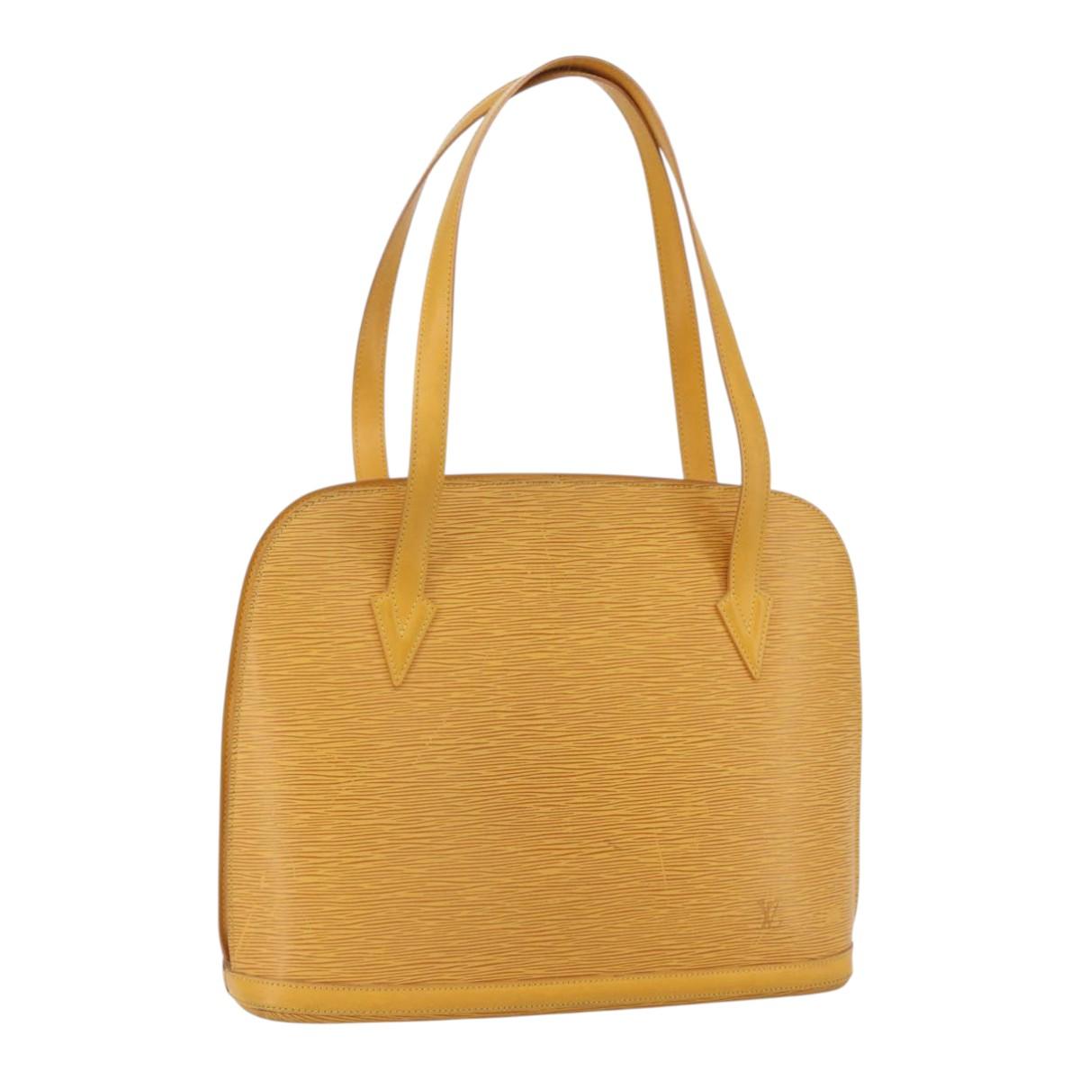 LOUIS VUITTON Epi Lussac Shoulder Bag Yellow M52289 LV Auth 159707