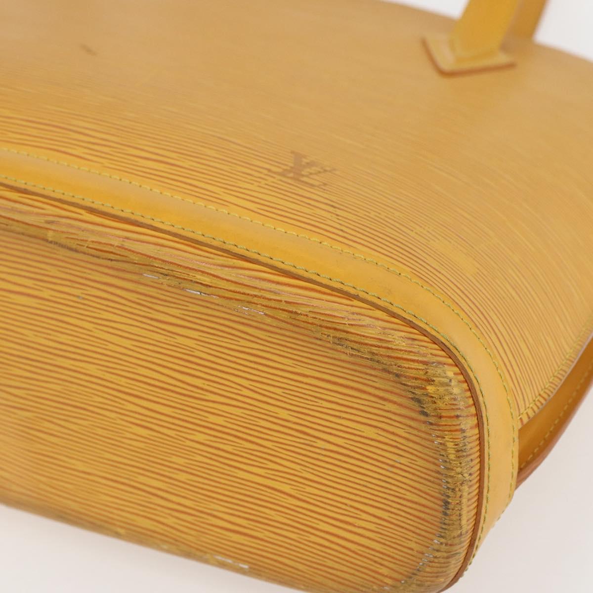 LOUIS VUITTON Epi Lussac Shoulder Bag Yellow M52289 LV Auth 159707