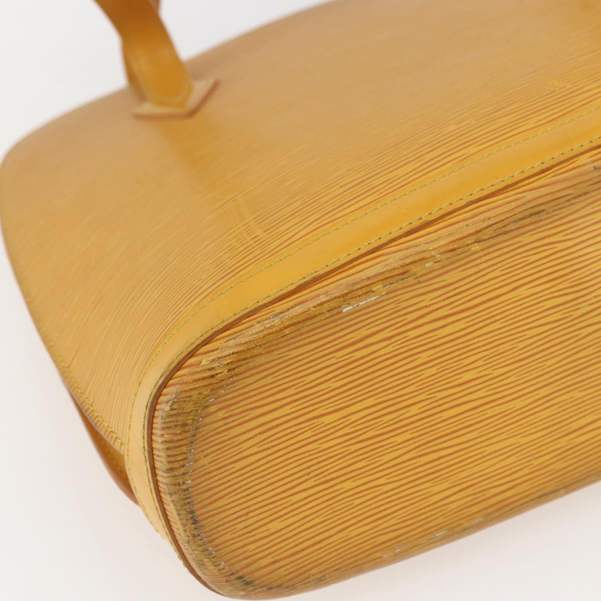 LOUIS VUITTON Epi Lussac Shoulder Bag Yellow M52289 LV Auth 159707