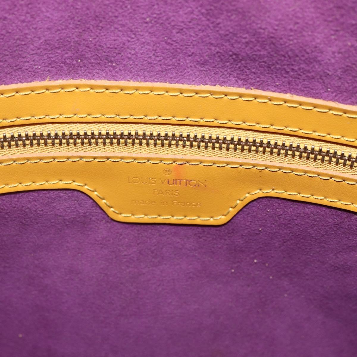 LOUIS VUITTON Epi Lussac Shoulder Bag Yellow M52289 LV Auth 159707