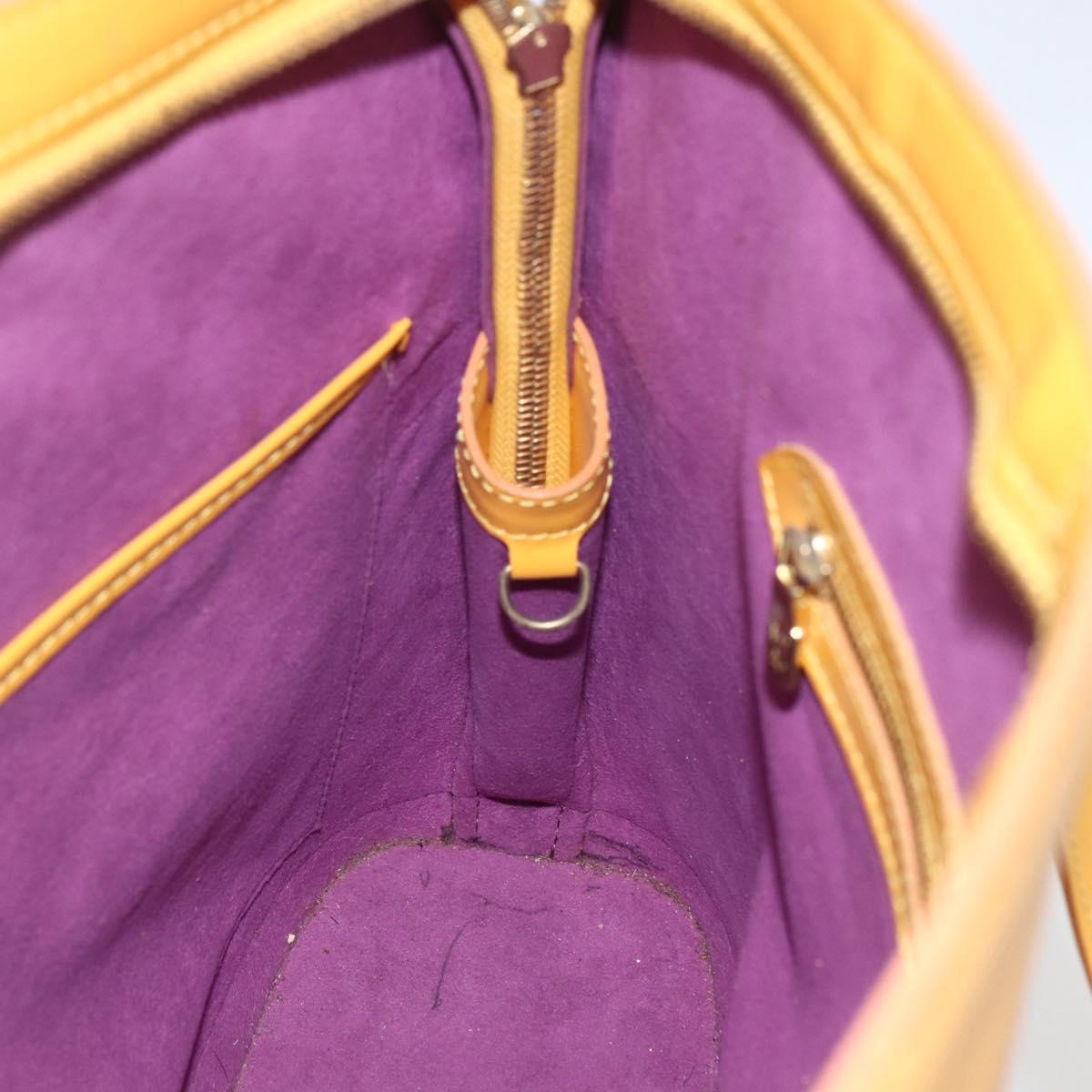 LOUIS VUITTON Epi Lussac Shoulder Bag Yellow M52289 LV Auth 159707