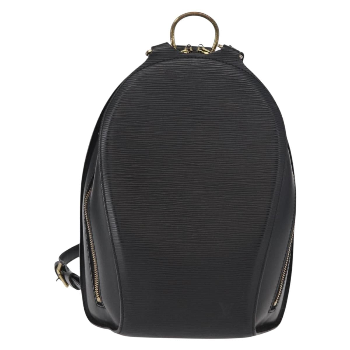 LOUIS VUITTON Epi Mabillon Backpack Black M52232 LV Auth 159708