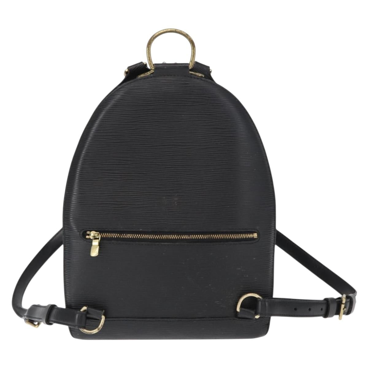 LOUIS VUITTON Epi Mabillon Backpack Black M52232 LV Auth 159708