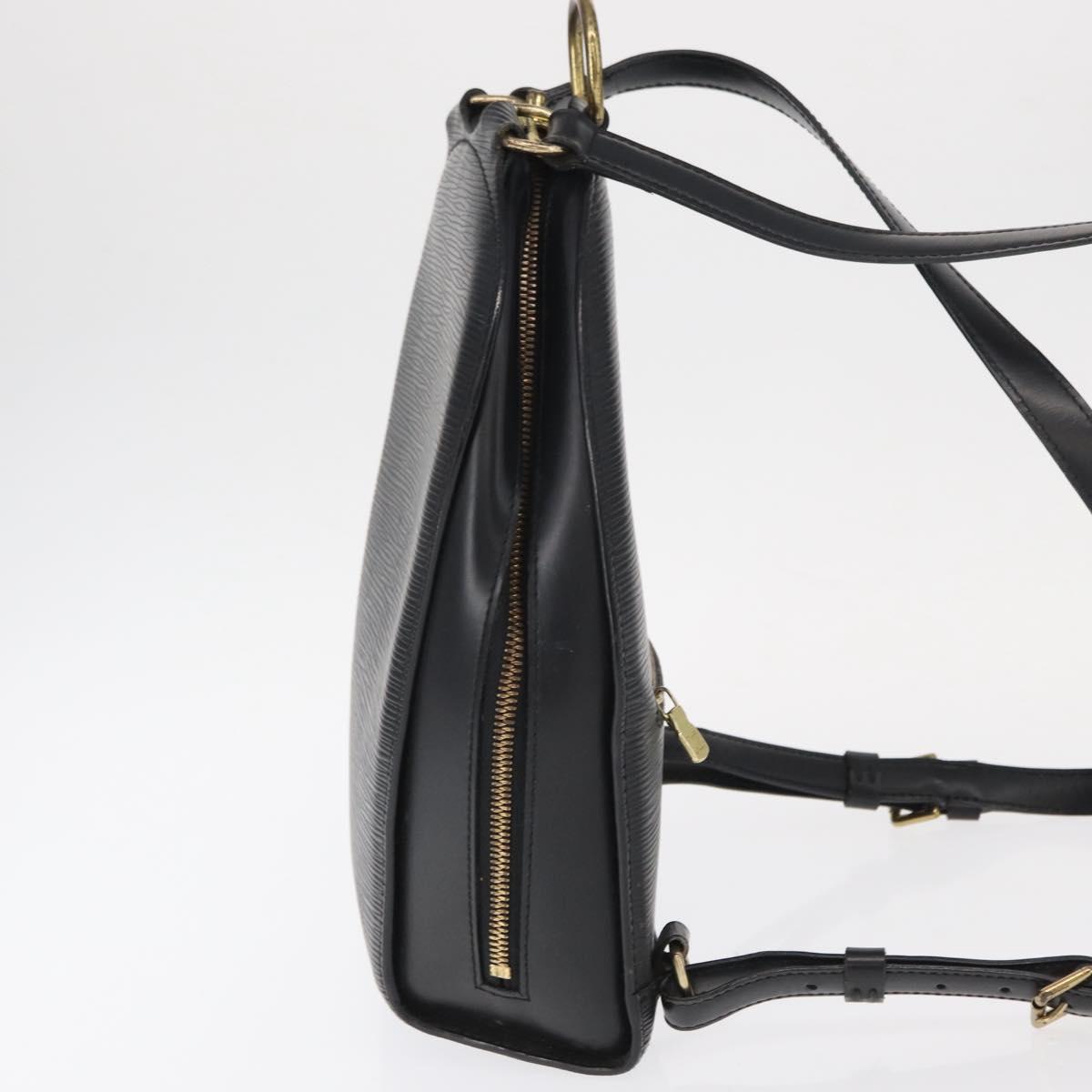 LOUIS VUITTON Epi Mabillon Backpack Black M52232 LV Auth 159708