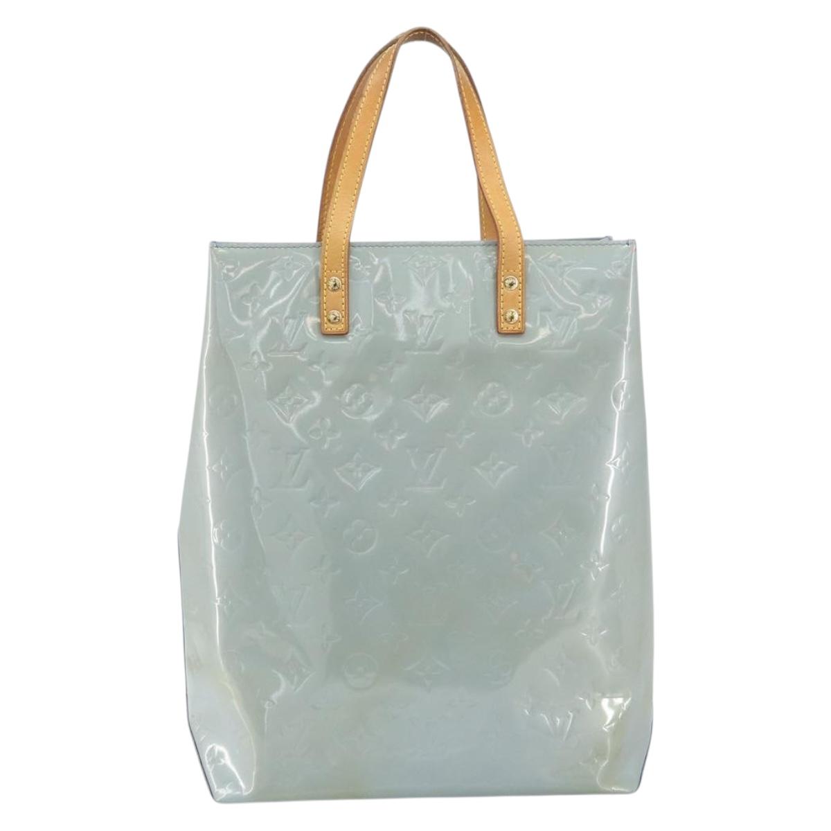 LOUIS VUITTON Monogram Vernis Reade MM Hand Bag Lavande M91226 LV Auth 159710